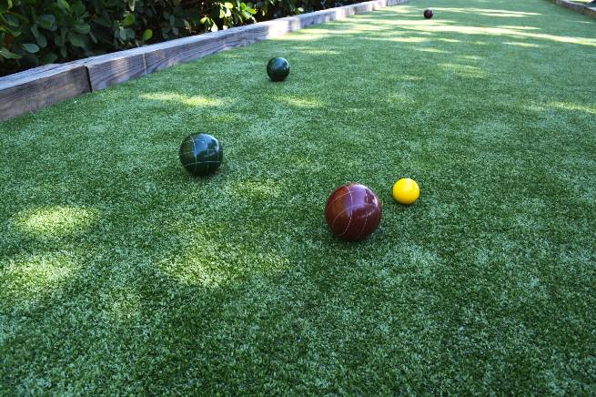 Augusta synthetic bocce ball turf